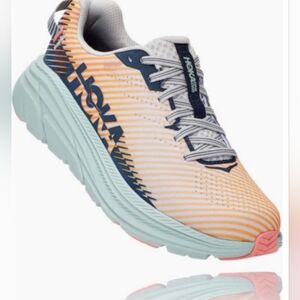 HOLA Rincon 2 womens 9 Orange Navy Grey Trail Hiking Running Shoes